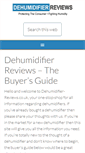 Mobile Screenshot of dehumidifier-reviews.co.uk